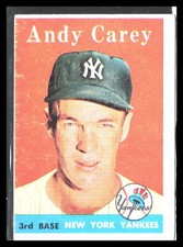 Andy Carey 1958 Topps #333     New York Yankees