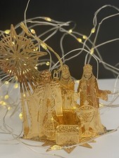 2006 Danbury Mint WE THREE KINGS 23kt Gold Electroplated Ornament