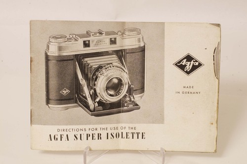 Cámara telémetro plegable de película Agfa Super Isolette 120 F97432~ necesita CLA - Imagen 18 de 18