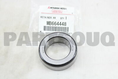 Mitsuページ MB664448 Genuine Mitsubishi RETAINER,RR AXLE BRG,INR | eBay