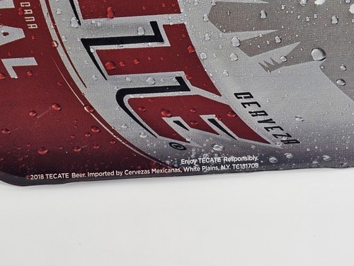 Tecate 2018 Bierdose Metall Werbeschild Lime Mancave Mexicana Cerveza 18"X8 - Bild 6 von 9