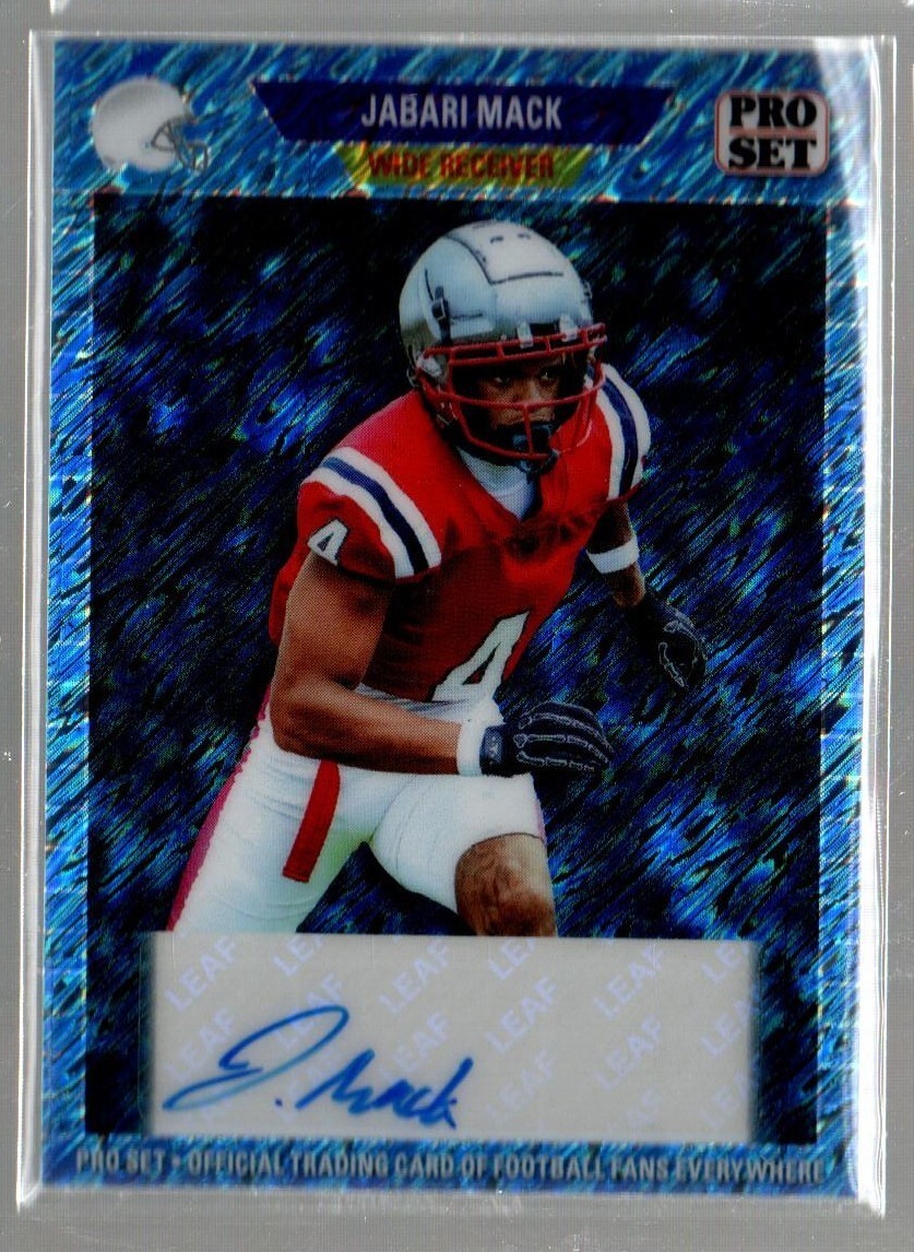 Jabari Mack 2024 Leaf Pro Set Shimmer #89AJM1 Auto 19/20