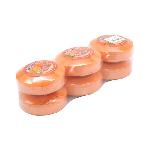 6x Orange Carrot Soap Anti Acne,Blemishes Freckles Radiant Smooth Face Body 130g - Picture 7 of 7