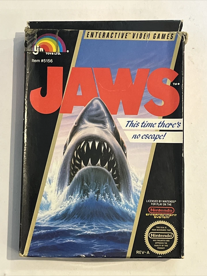 Rare Nintendo Jaws this time there's no escape (1987 NES-JA-USA) - Image 2 of 4