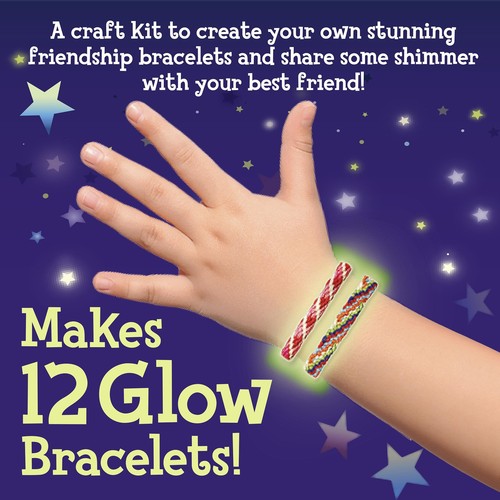 Kit Creazione Braccialetti Amicizia 4M Glow in The Dark (Multicolore) - Foto 2 di 8
