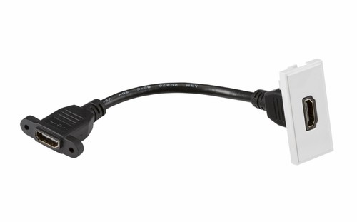 EURO DATA MODULES HDMI CAT5 CAT6 TV SATELLITE DIPLEX QUAD USB MULTIMEDIA WHITE - Picture 18 of 31
