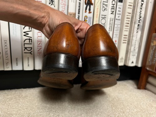 Men 8.5 US Berluti Andy Patine Leather Loafer Shoes 8.5 Brown Genuine Alessandro - Picture 10 of 17