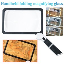 5X Magnifying Glass with 48 LED Light Clarity Handheld Seniors Reading Magnifier