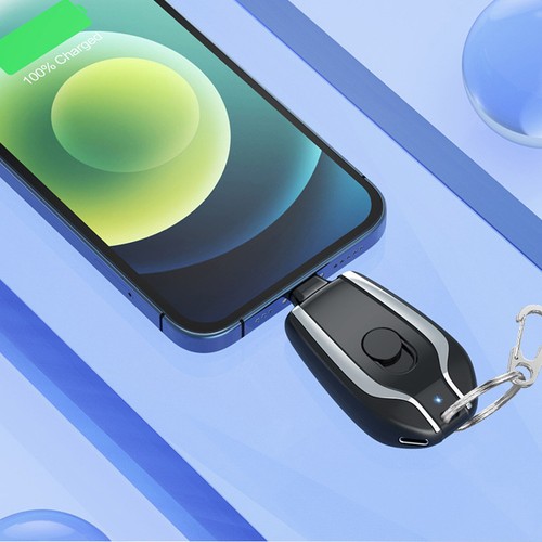 Keychain Portable Charger 1500mAh For Type-c Mini Power Emergency Power Bank 3b - Picture 3 of 11