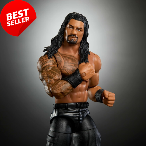 WWE Elite Action Figure Roman Reigns, 25 Articulation Points, Swappable Hands - Picture 3 of 12