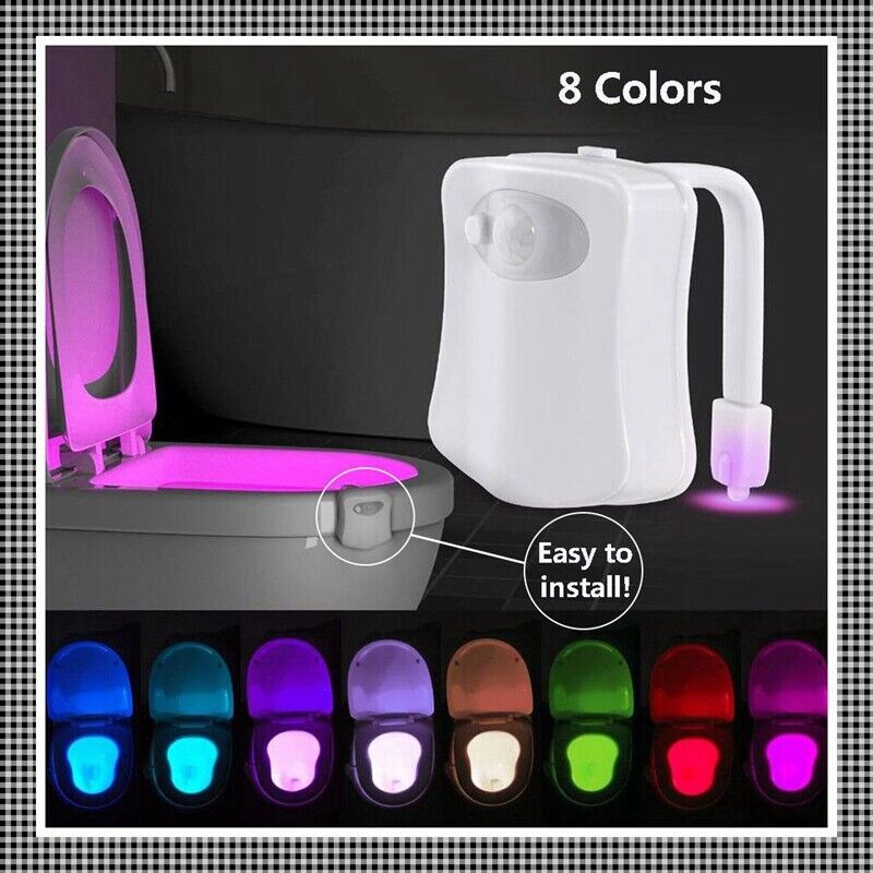 LED for night toilet lights motion detection toilet bowl light glowbowl bathroom