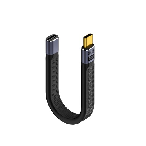 NEW 13cm USB Type C 4.0 240w 40Gdps video sync charger cable charging converter - Picture 11 of 11