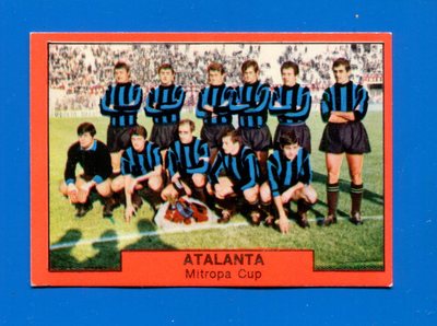 FOOTBALLERS Mira 1967-68 - Figurine-Sticker - ATALANTA MITROPA CUP -Rec