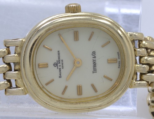 Tiffany & Co. Baume & Mercier 14k Gold Ladies Watch - Picture 17 of 18