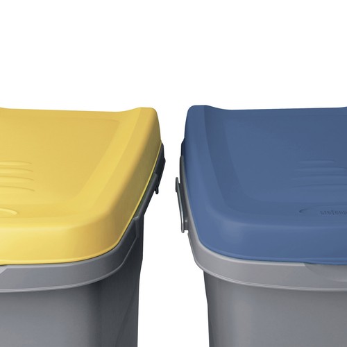 CASARIA® Mülleimer Set Küche 25L mit Deckel Kunststoff Abfalleimer Küche - Bild 4 von 12