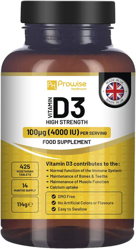 Vitamin D3 4000IU High Strength I 425 Vegetarian Tablets (14 Months Supply) I... - Picture 12 of 12