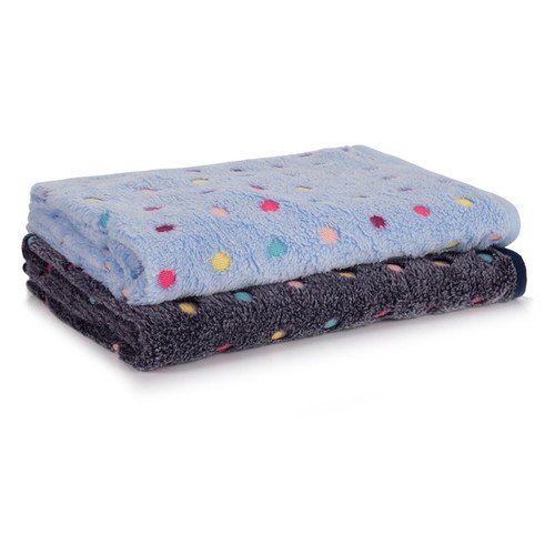 2er-Pack kleine Hundedecke super weich warm Haustierabdeckung Welpe Vlies Flanelldecke - Bild 20 von 54