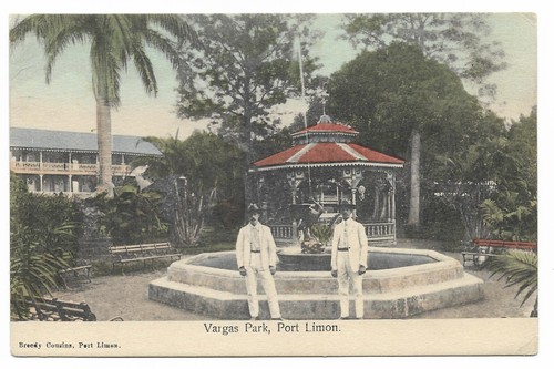 COSTA RICA PORT LIMON VARGAS PARK Old POSTCARD