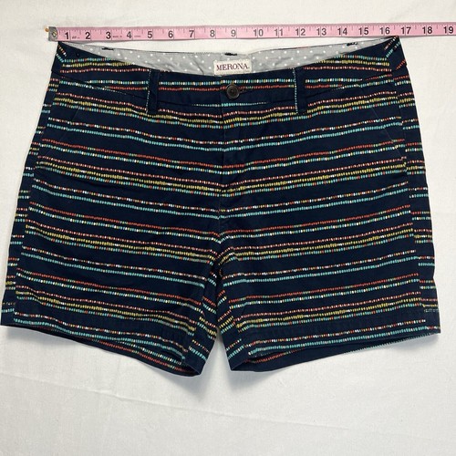 Merona Damen Frauen Shorts Größe 8 Mehrfarbig Freizeitshorts 100 % Baumwolle Mittelhoch - Bild 8 von 24