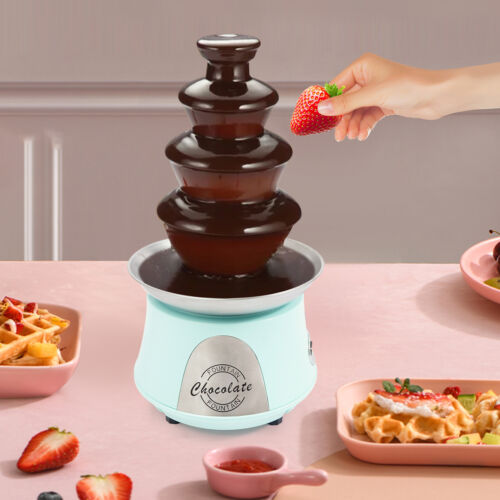 4 Tier Electric Chocolate Fountain Machine Countertop Chocolate Fondue Fountain - Picture 11 of 16