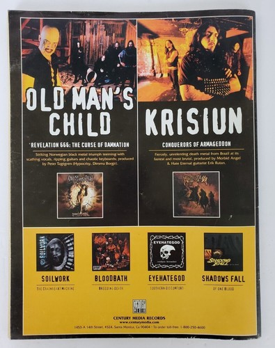 Horror Garage Mag No. 1 2000 Wes Craven The Misfits "Sex, Death, Rock N Roll" - Imagen 3 de 5