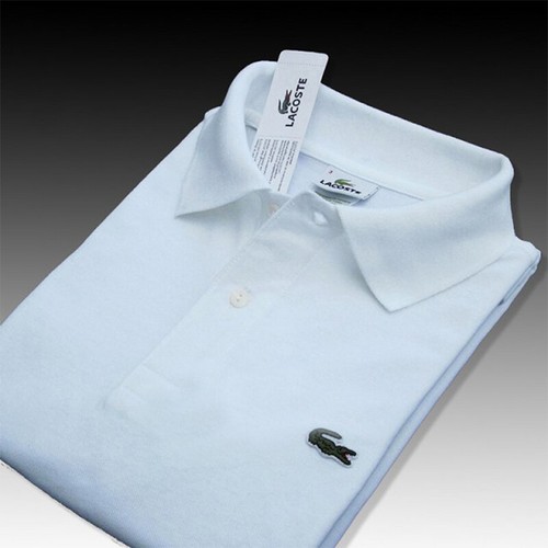 Uomo Polo-Lacoste Short Sleeve Mesh Regular Polo Shirt Slim Fit Multicolore nuo - Foto 32 di 37