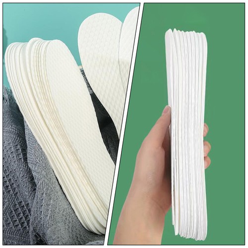 10 Pares e Plantilla Transpirable Zapato de Viaje Suelas Internas Inserciones Delgadas - Imagen 5 de 12