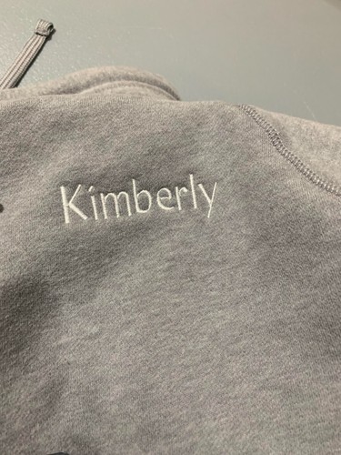 Tek Gear Hoodie Grey Men's Large NWT "Kimberly" written on it - Picture 10 of 10