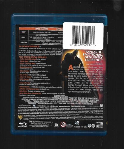 Triple Feature Christopher Nolan's BATMAN TRILOGY - Christian Bale - BLU RAY - Picture 3 of 4