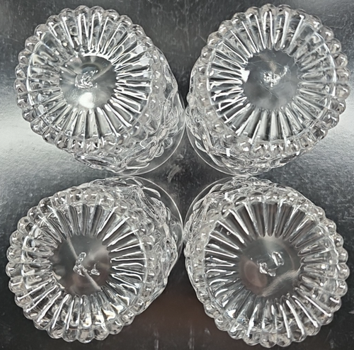 Lote de 4 vasos vintage en relieve Pilgrim Glass Adams transparentes de 8 OZ antiguos - Imagen 15 de 24