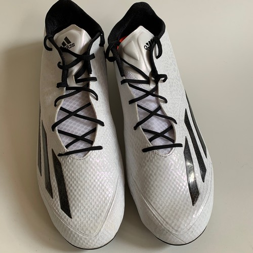 Adidas Adizero 5 Star 5.0 Mens Football Cleats AQ8733 White/ Black Size 17 - Picture 2 of 10