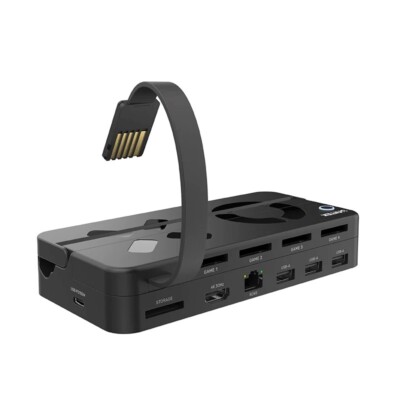 UNITEK Nintendo Switch Docking Station Card Reader Game Extend HDMI RJ45 USB C eBay