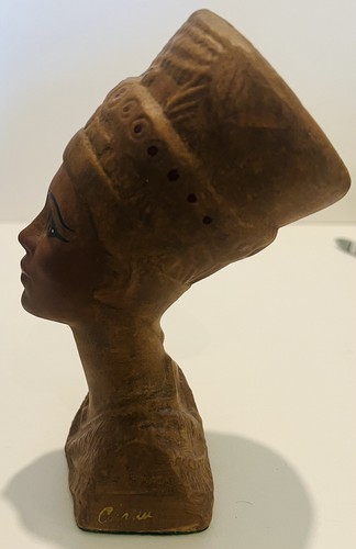 Busto egizio vintage della regina Nefertiti - Foto 2 di 5