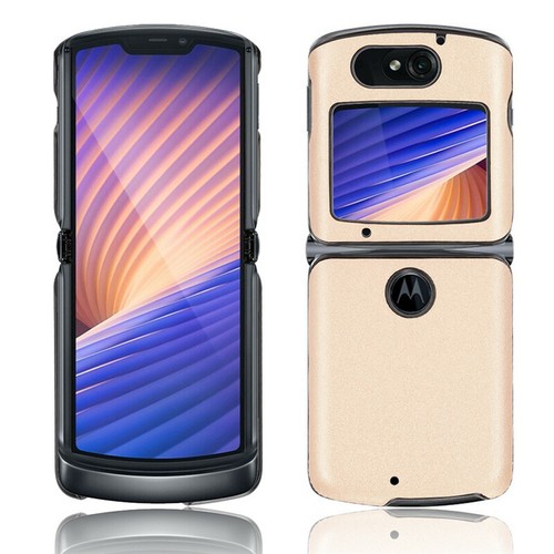 Para Motorola Moto Razr 2022 y 2020 PU Leather PC Funda trasera mate protectora completa - Imagen 5 de 17