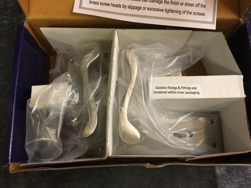 Heritage Brass W3200-SN Edwardian Design Türgriff Satin Nickel NEU (O) - Bild 3 von 5