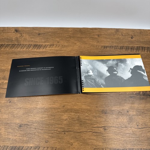 FORD BRONCO Concept Press Kit from 2003 Detroit Auto Show RARE COLLECTIBLE - Picture 3 of 5