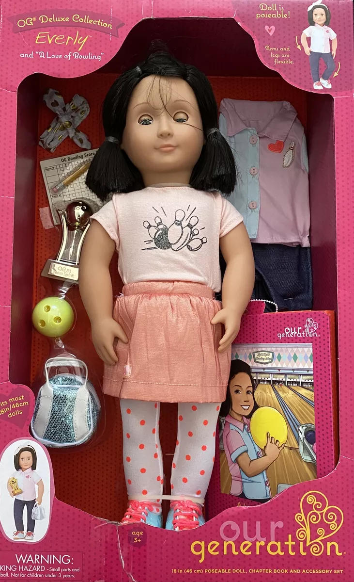 Our Generation Deluxe Bowling Doll with Book Everly, 3+, 2018 | eBay