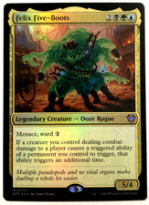 MTG Felix Five-Boots FOIL Outlaws of Thunder Junction Commander 06 NM