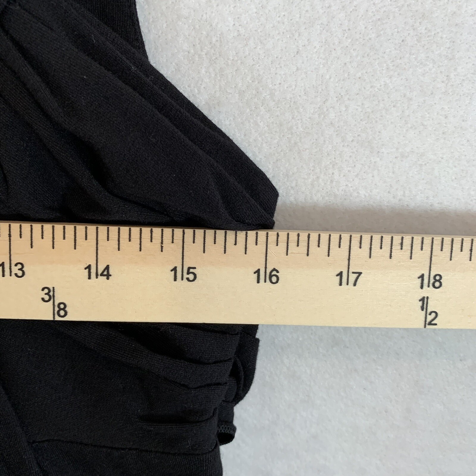 Grace Elements Women's Size L Solid Black Short D… - image 10