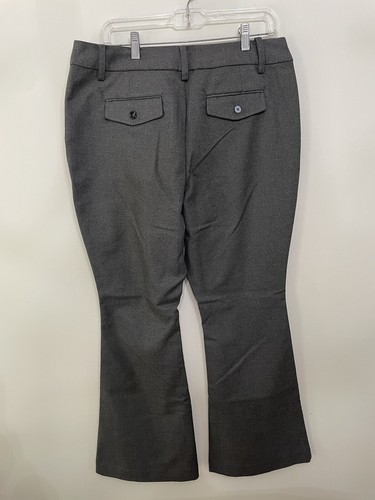 NWT Urban Outfitters Women’s Grey Flare Slacks Work Pants Trousers Slate Size 12 - 第 5/10 張圖片