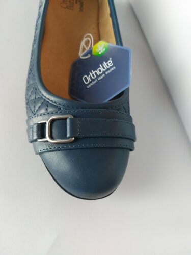 Croft & barrow ortholite eco Women's shoes ballet Flats Navy Size 5 ½M - Picture 4 of 9