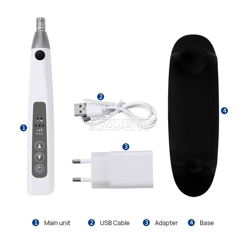 Dental Low Speed Contra Angle/Straight/Air Motor/Hygiene Prophy Handpiece 4Holes - Picture 7 of 63