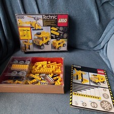 Vintage Lego Technic - Set 8020 Box Instructions and leaflet Complete s280