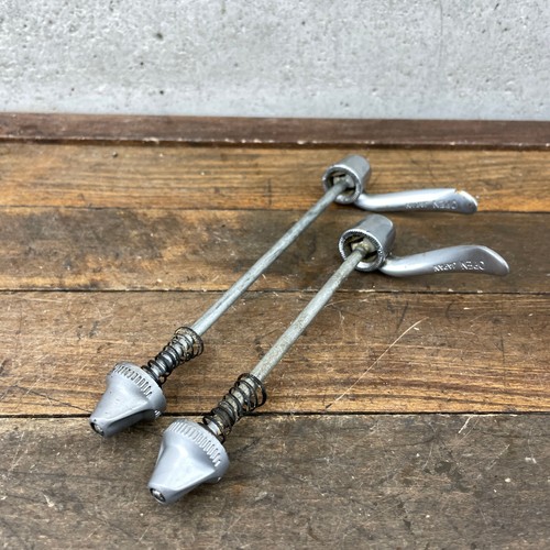 Vintage Shimano Ultegra 600 6400 Skewer Set 126 mm Front Rear 6403 Eroica 80s - 第 8/14 張圖片