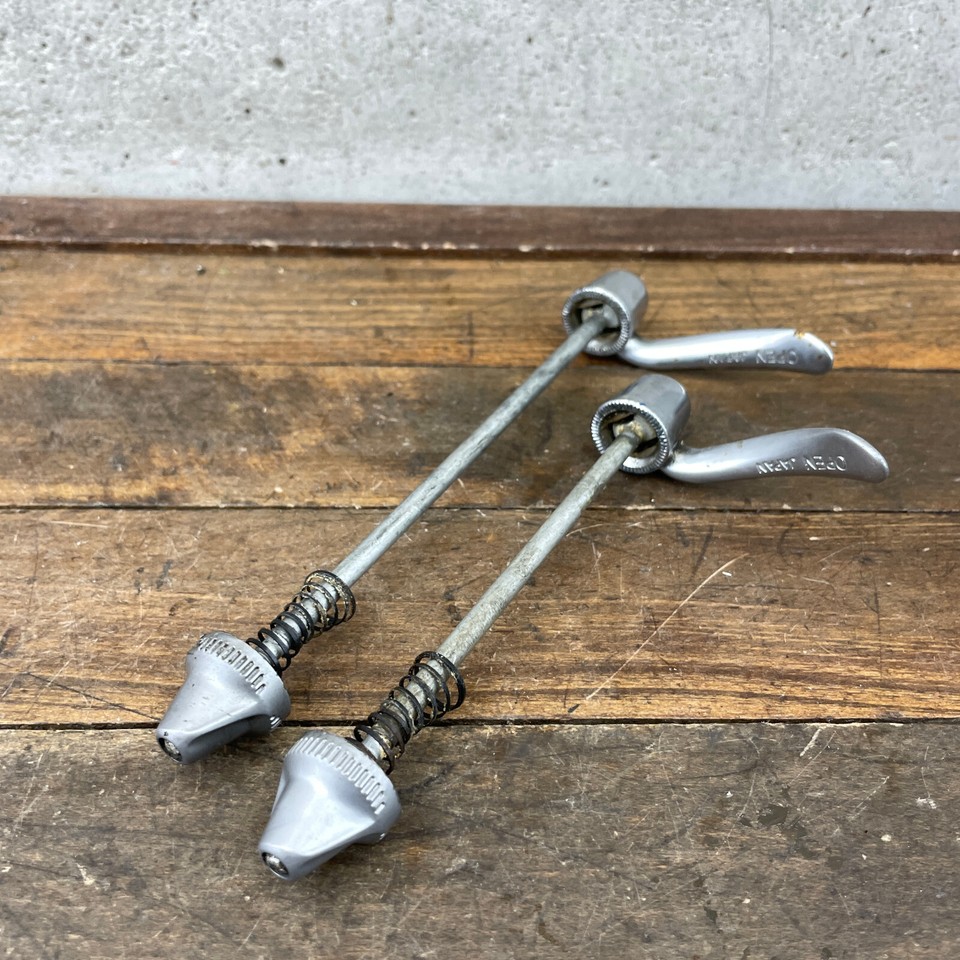 P001 VINTAGE Skewer Attache Rapide X2 Quick Release Bicycle Velo Eroica EUR 14,95 - PicClick DE