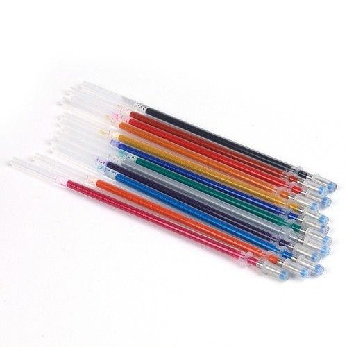 ☆ 48pcs Gel Pens Gel Refills Rollerball Neon Glitter Pen Drawing Colors 60ml ☆ - Picture 4 of 9