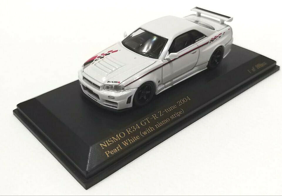CAR-NEL_64 NISMO R34 GT-R Z-tune 2004 Pearl White 1 of CAR-NEL_64 NISMO R34 GT-R Z-tune 2004 Pearl White 1 of