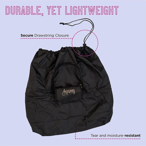 Miamica Foldable Travel Laundry Bag Drawstring Closure, Assorted Color and Style - Picture 93 of 157