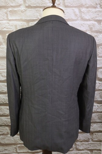 ARMANI COLLEZIONI Gray Two Button Blazer Jacket Size 52 - Picture 9 of 14