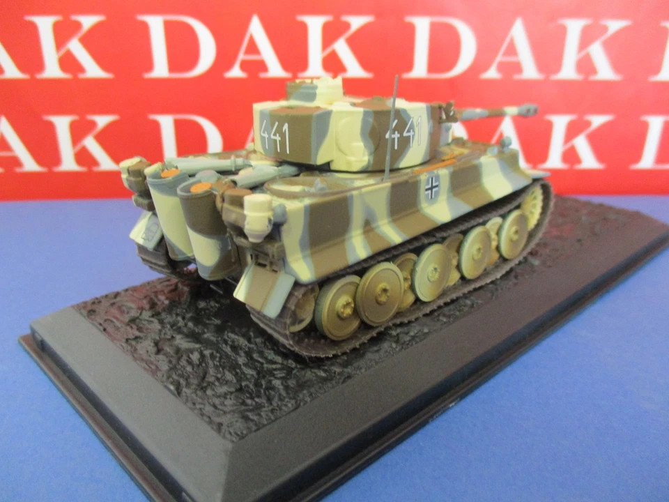 Die cast 1/72 Modellino Carro Armato Tank Panzer Pz.Kpfw.VI Tiger Ausf. E 1943 - Immagine 3 di 4